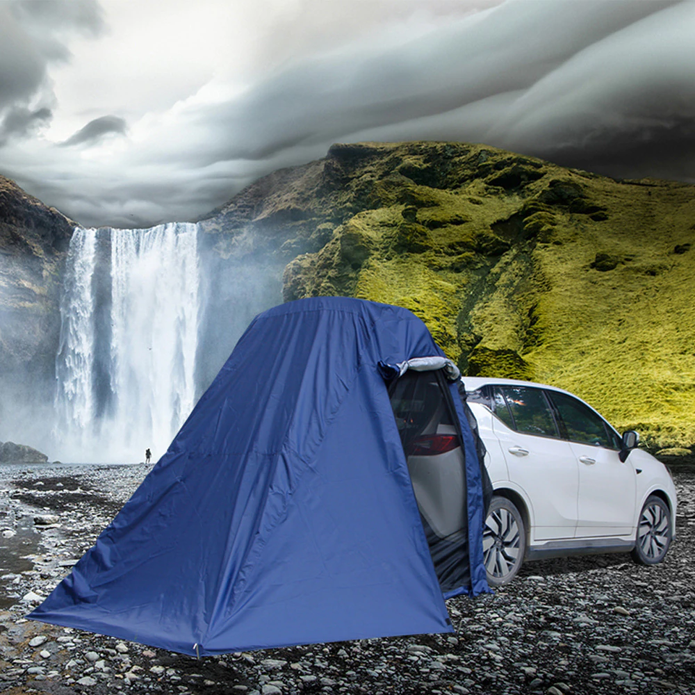 Cheap Goat Tents Outdoor Car Trunk Tent SUV Self driving Tail Tent Outdoor Camping Car Rear Tail Extension Tents Sunshade Rainproof Pergola   